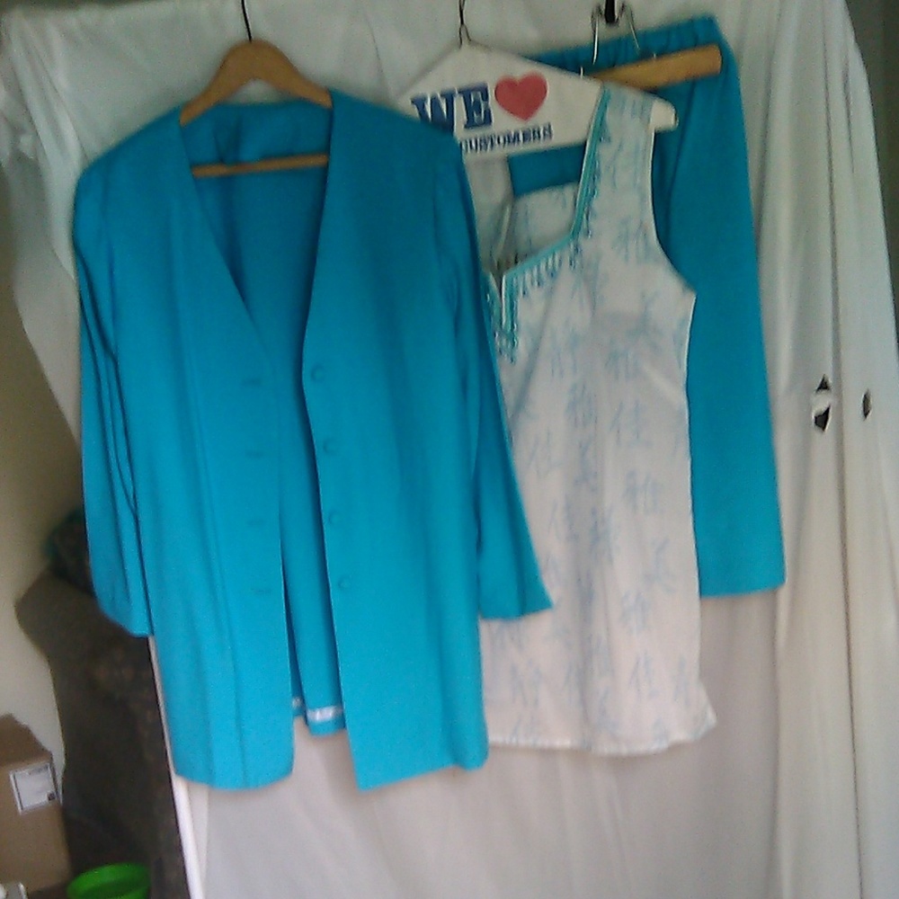 Linen suit